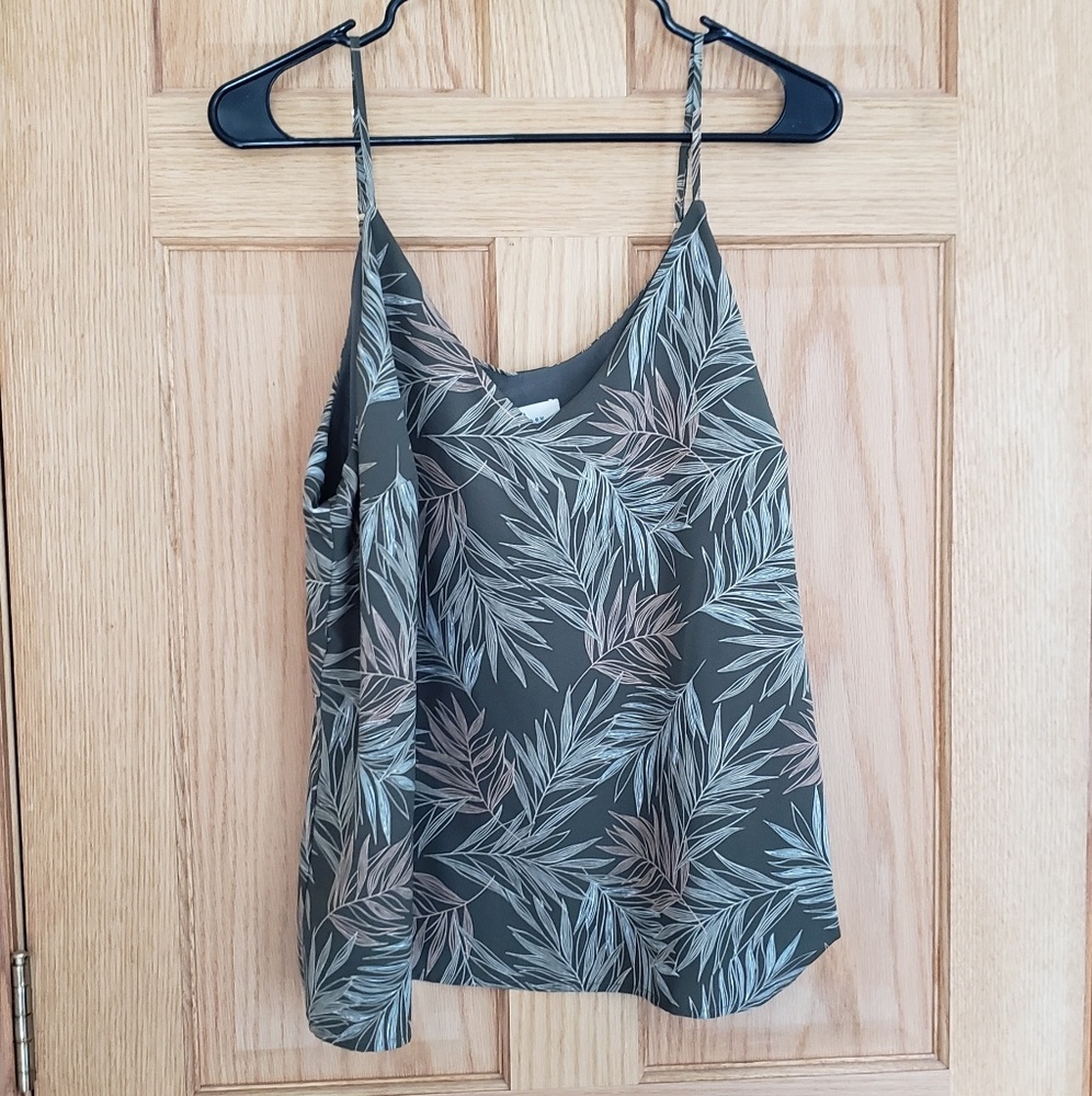 a • new day - Floral Sheer Tank Top